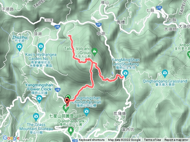 自主FKT三進七星山：苗圃、冷水坑、小油坑 三進七星主峰
