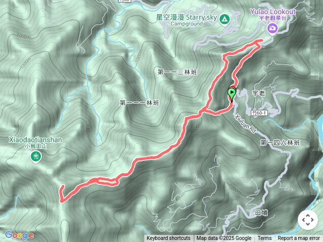 新竹宇老：東穗山、島田山、魯壁山