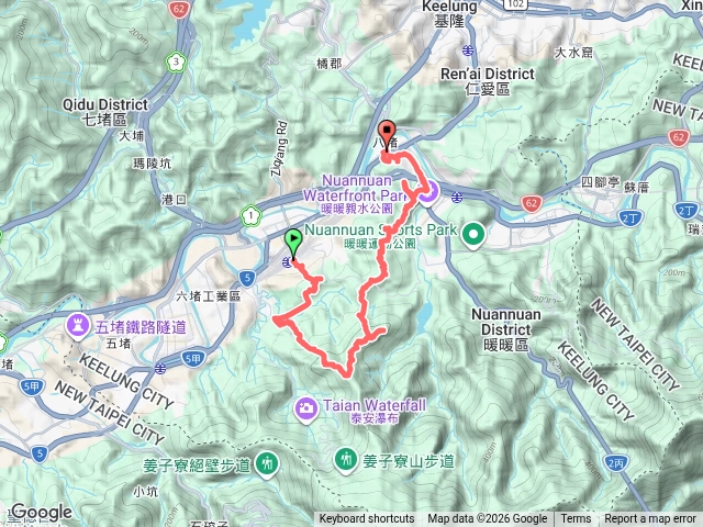 20260922七上八下縱走（臥龍山-益壽山-拔西猴山-外西勢坑山-三疊山南峰-三疊山-三疊山北峰-八堵山-富健山）預覽圖