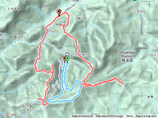 三柑縱走＋北豹子廚山、中坑東山、中坑古道O型走20250919
