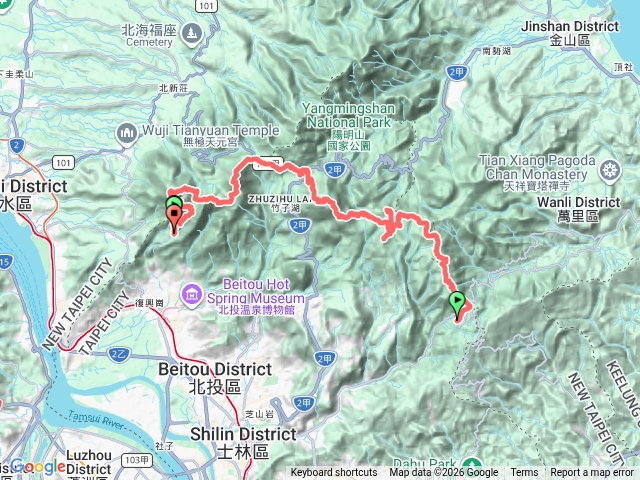 陽明山東西大縱走