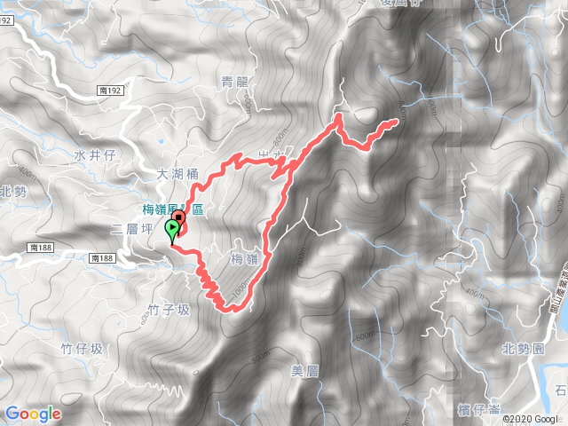 2020-1-12-竹子尖山_觀音步道上伍龍步道下_一線天O型