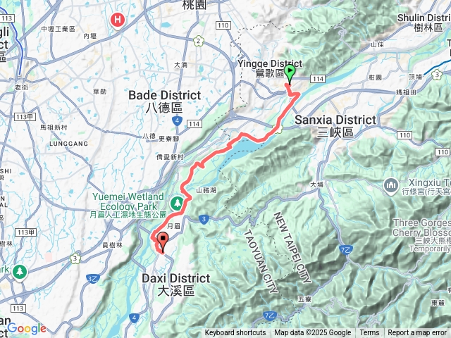 Ubike鶯歌＞中庄吊橋＞月眉濕地＞大溪老街預覽圖