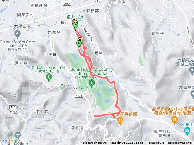 福人山登山步道