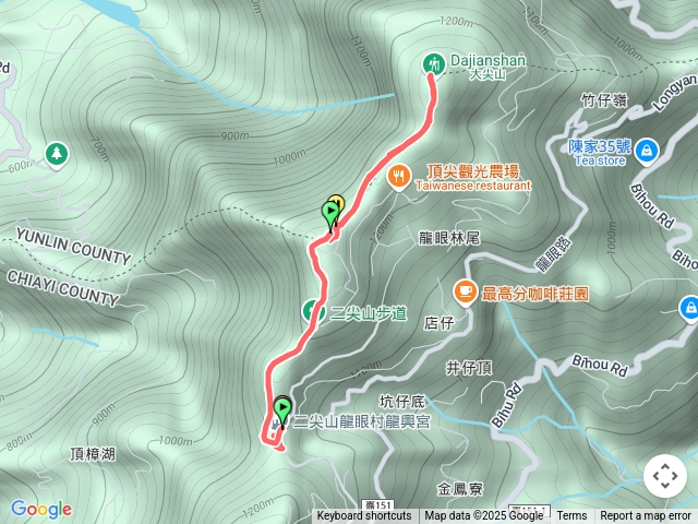20250628雲加二連峰（二尖山大尖山）