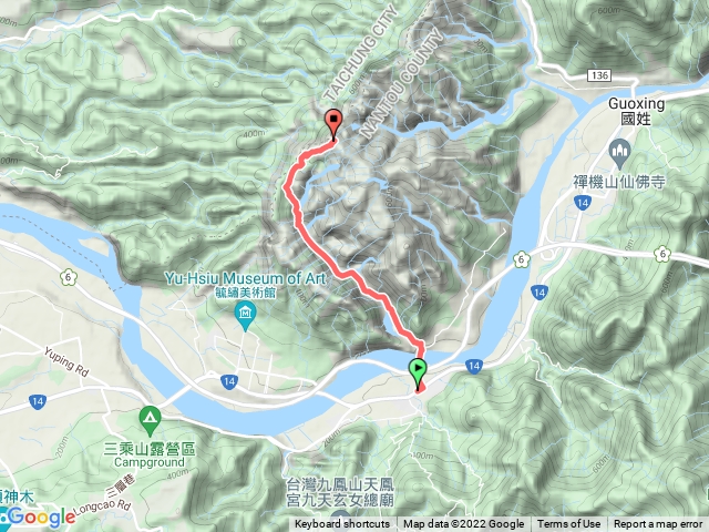 南投國姓九九峰制高點（主峰）