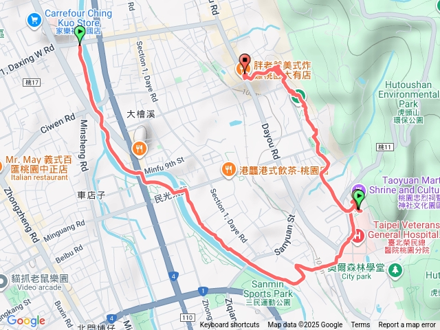 南崁溪、桃園神社預覽圖