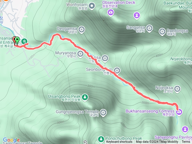 韓國首爾北漢山步道20240920