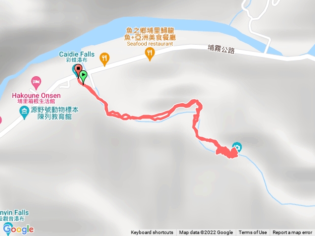 埔里鎮 彩蝶瀑布