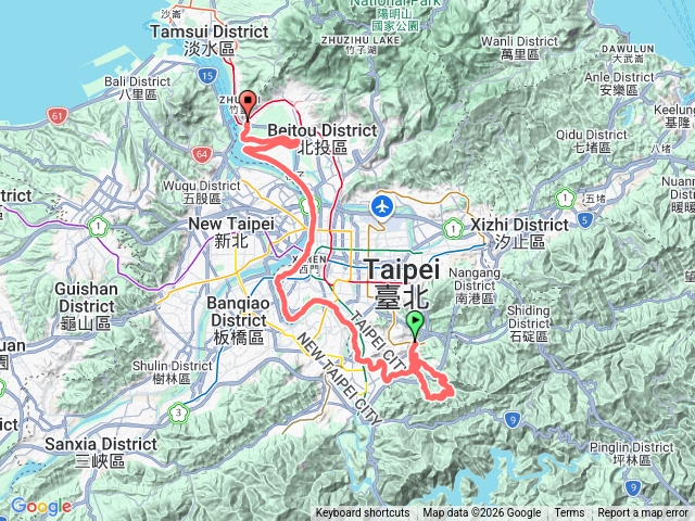 臺北大縱走：第七段+第八段預覽圖