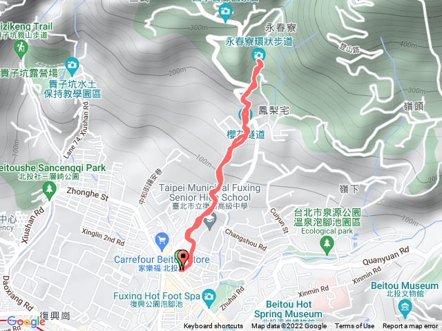 白宮山莊步道
