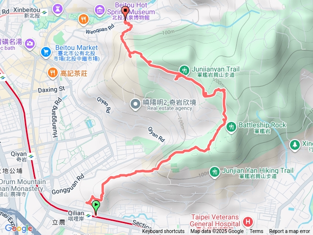 唭哩岸上軍艦岩丹鳳山步道