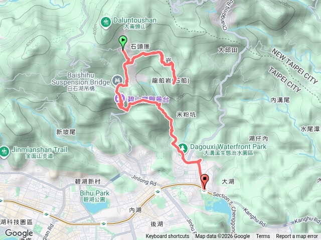2026-06-21 龍船岩連走大溝溪生態園區─石崁→龍船岩→同心池→白石湖吊橋→碧山巖→圓覺寺步道→圓覺瀑布→大溝溪生態園區預覽圖