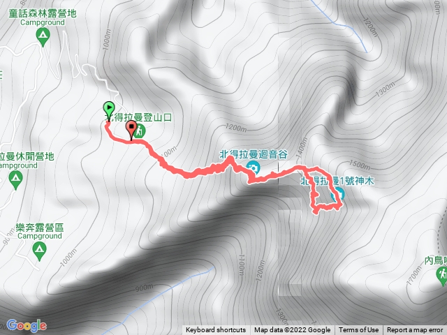 北得拉曼-O型縱走