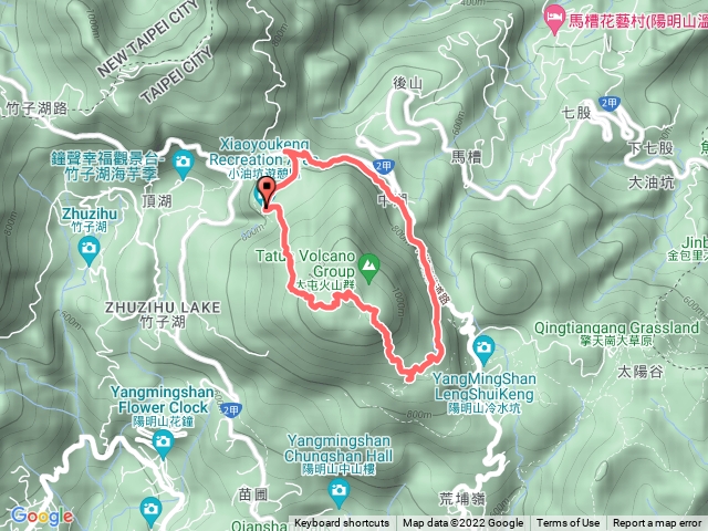 七星山主東~夢幻湖~小油坑 O形 2022-04-17