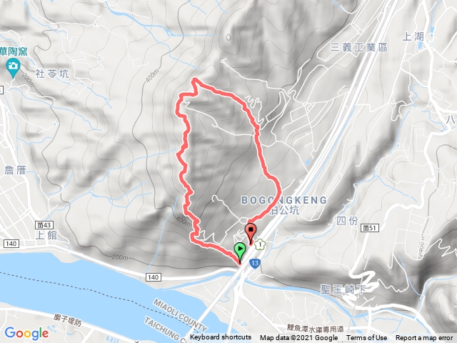 火炎山北鞍O型環走