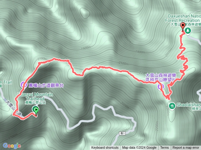 鳶嘴稍來國家步道