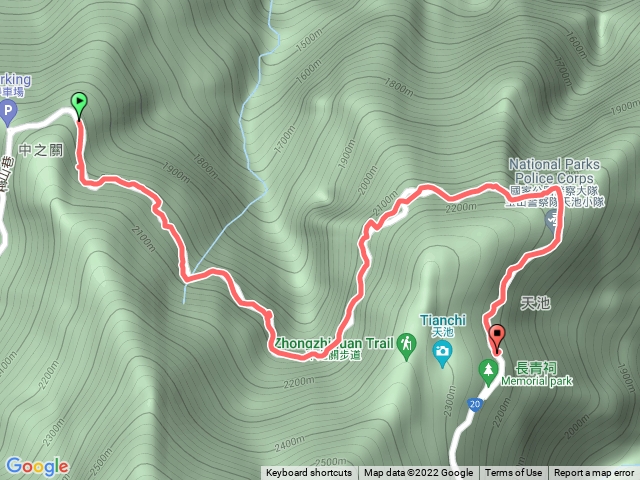 南橫中之關長青閣