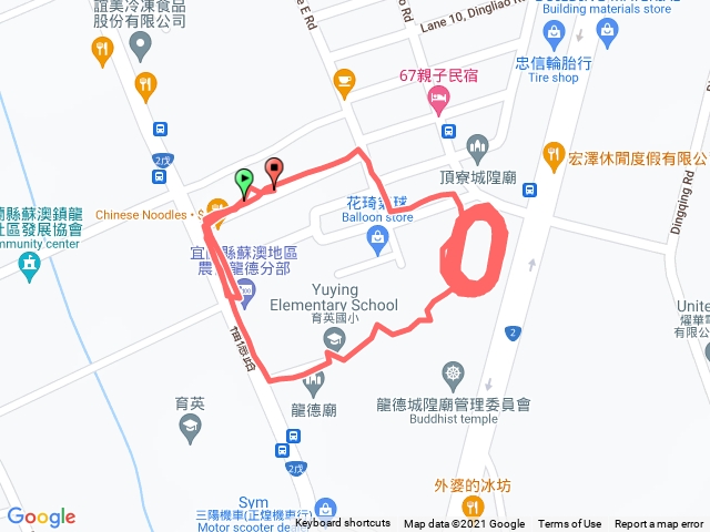 育英國小竹鼠夜跑
