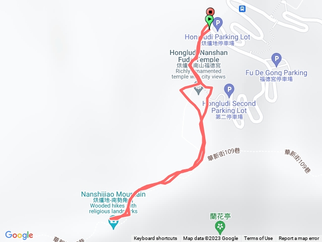 小百岳烘爐地登山步道南勢角山20230329