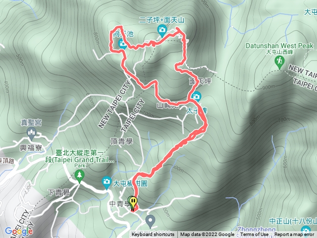 火燒山 向天山 天面山 向天池