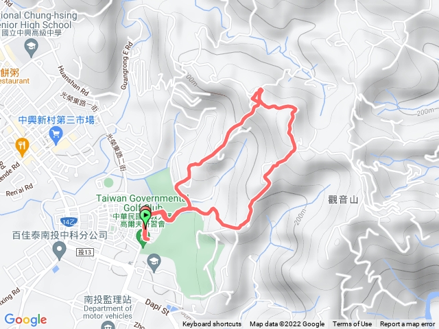 中興新村後山