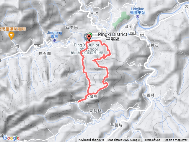 孝子山慈母峯中央尖O形走