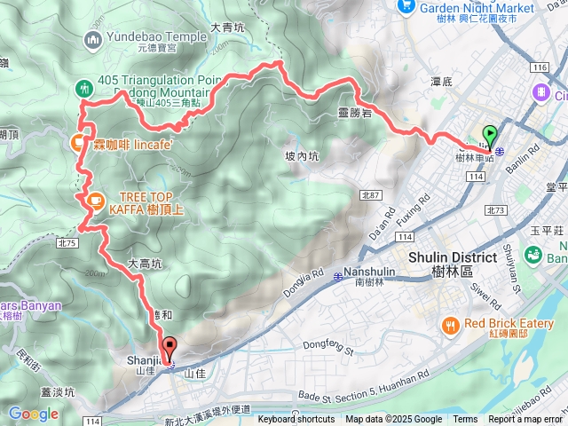2025微笑山線：【大棟山系】405高地段