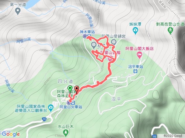 20191207阿里山神木群棧道