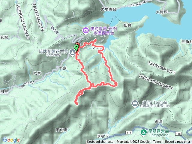 琉璃光-福大山-彩和山-油井窩山-O繞