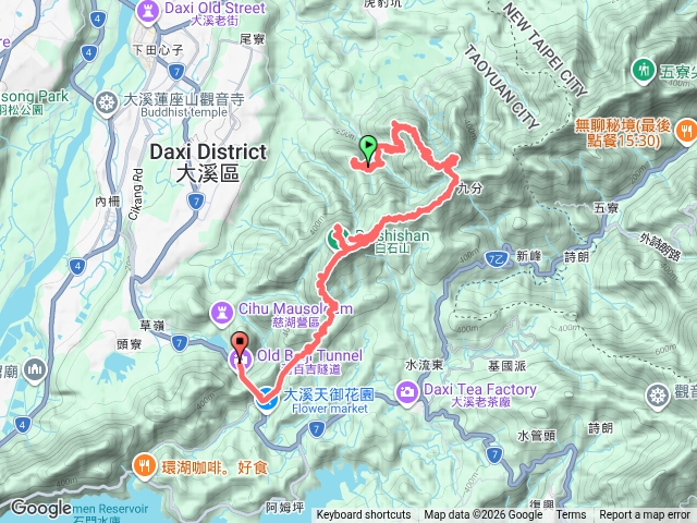 金面山縱走白石山下百吉隧道（金白縱走）預覽圖