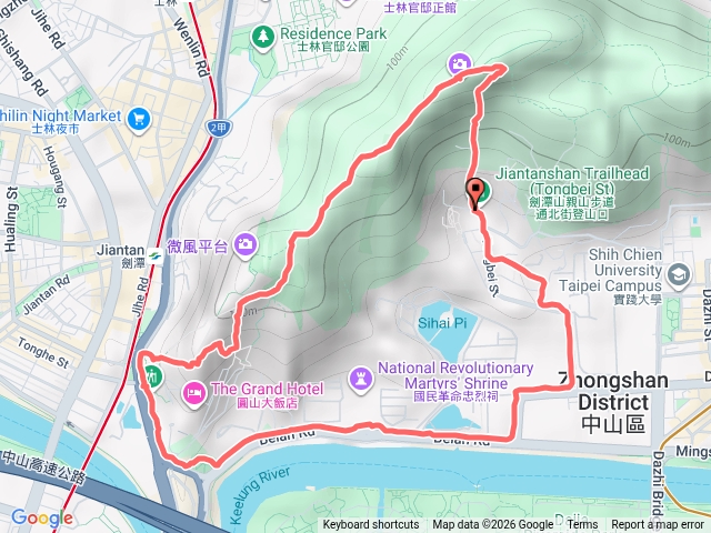 劍南山親山步道-通北街入