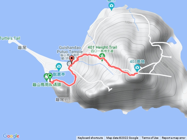 龜山島步道401高地