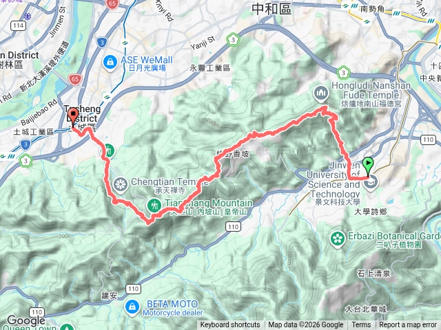 2026微笑山線大縱走尋寶集章任務微笑山線：【天上山系】望月亭桐花段202610091102預覽圖