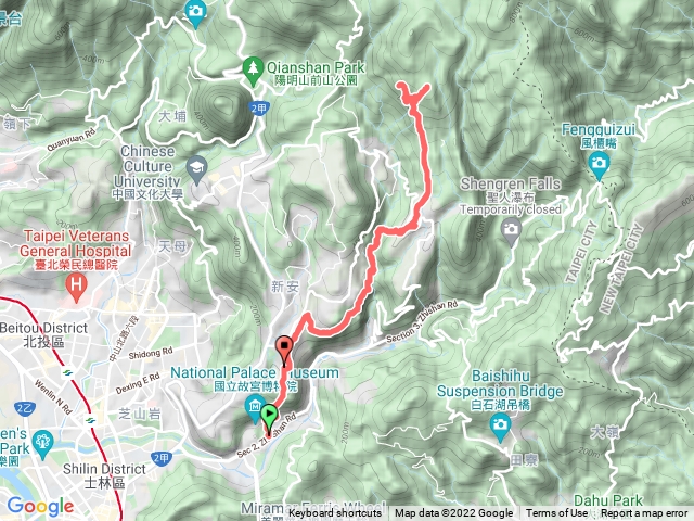 故宮-狗殷勤步道-竹篙山南峰來回