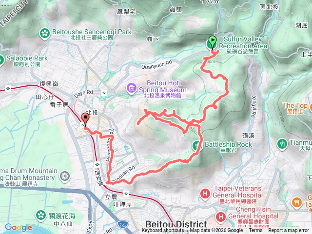 台北北投地區郊山行程：北投三岩連走 加碼 奇岩河堤公園生態步道。(大砲岩/熱海岩/軍艦岩)預覽圖