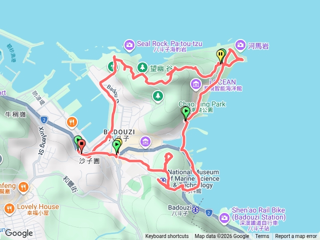 望幽谷-潮境公園-容軒步道-臺灣水準原點預覽圖