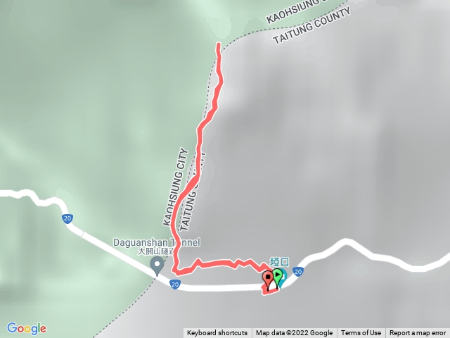 2022-07-13 埡口登山口→關山嶺山登山步道→南橫三星之關山嶺山往返