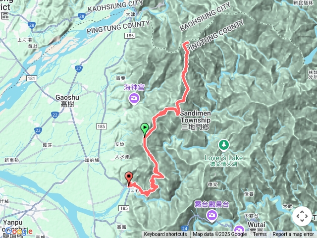 尾寮山溪沙林道