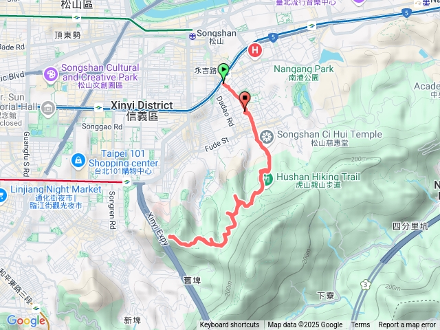 後山埤捷運站連走四獸山來回