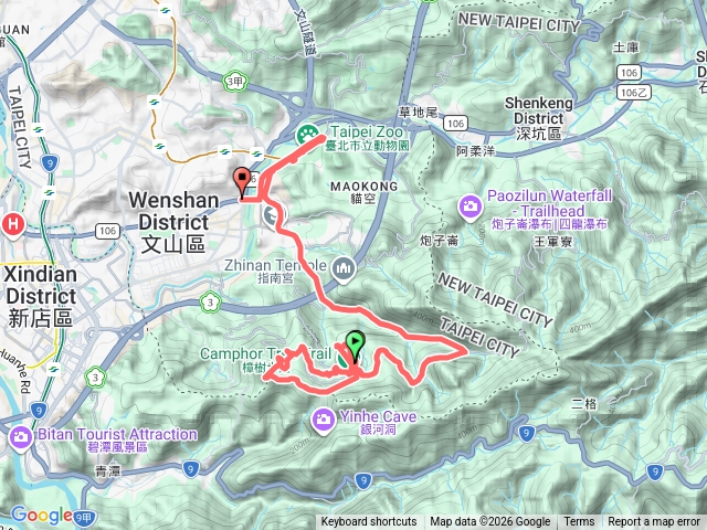 貓空待老坑山-樟樹步道預覽圖