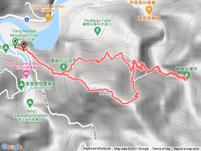 2021.11.07 裡冷.唐麻丹山.蝴蝶瀑布O型走