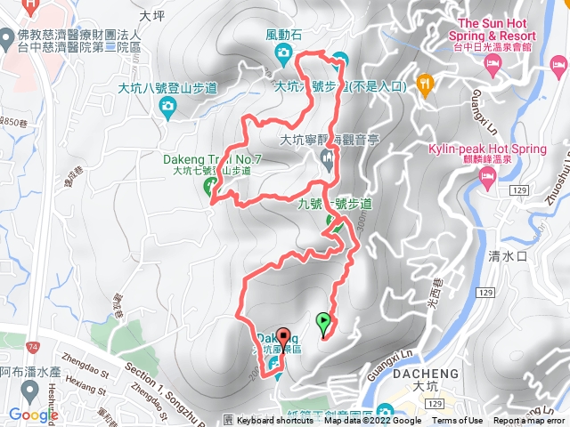 大坑10、6、7、9步道
