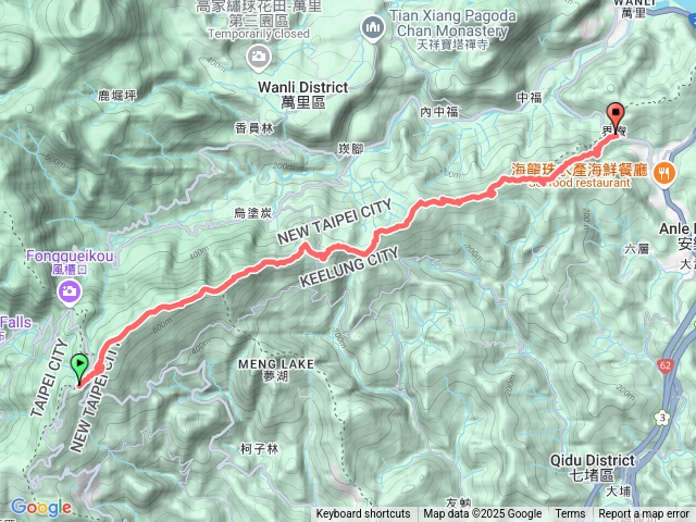 界寮縱走東段(五指山-界寮)