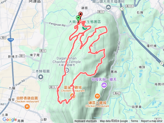 大崗山環線預覽圖