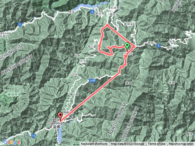 2023/4/11合歡北峰西峰下華崗