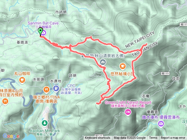 金平山、牌子山、觀音洞步道