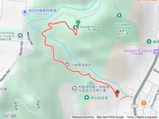 山頂公園-頂泰山巖