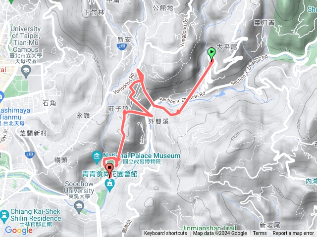 故宮到平菁街34巷