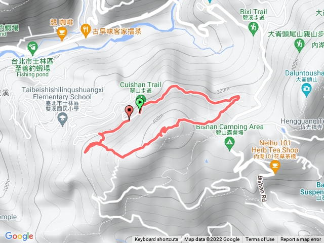 翠山步道+長壽坡+大崙尾山+仙座台山